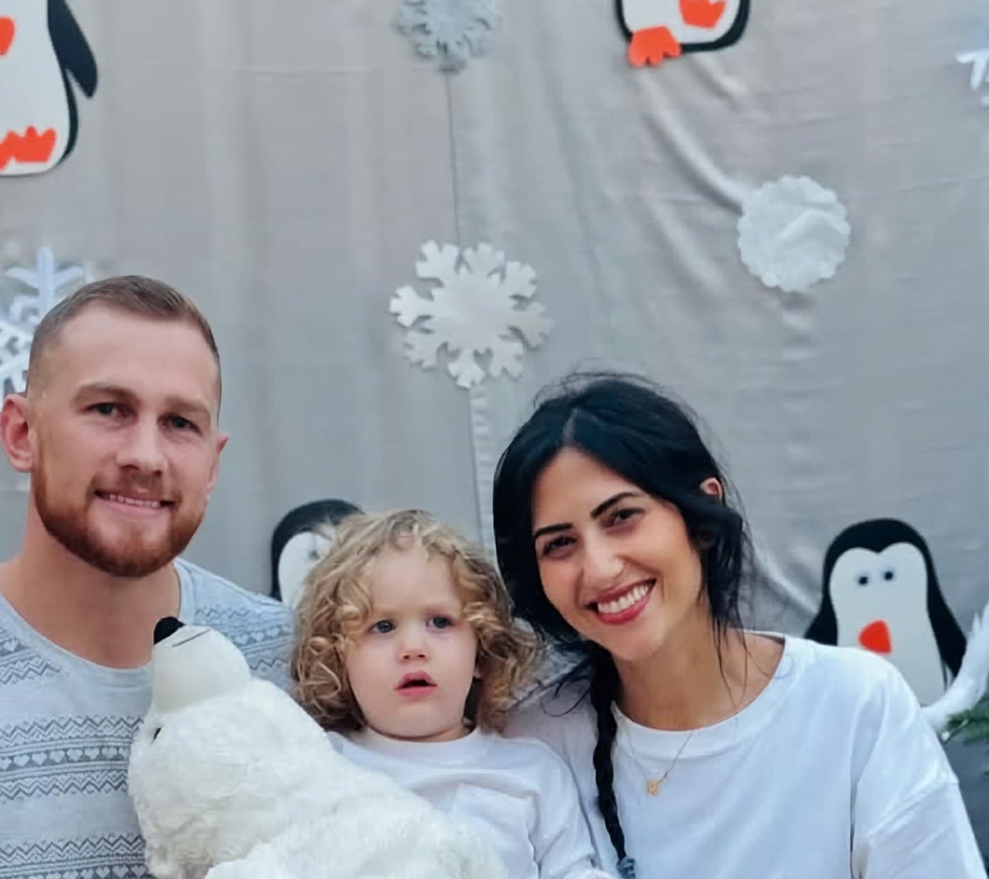 Nadine, founder of KiddoKlub, with her family